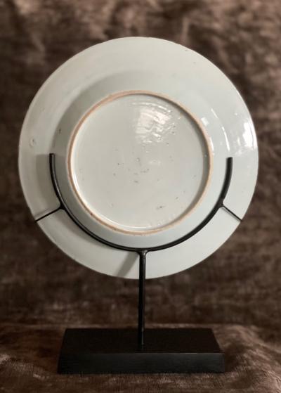 18th Century Chinese Blue and White Plate Qing Dynasty Kangxi Period