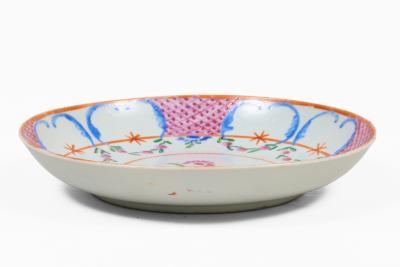 18th Century Chinese Export Famille Rose Plate