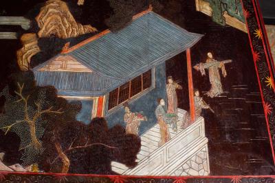 18th Century Coromandel Screen Large Chinese Coffee Table