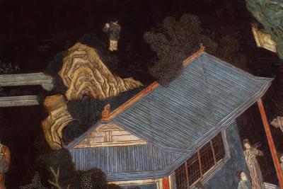 18th Century Coromandel Screen Large Chinese Coffee Table