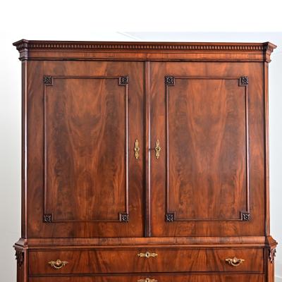 18th Century Dutch Louis XVI Style Mahogany Cabinet