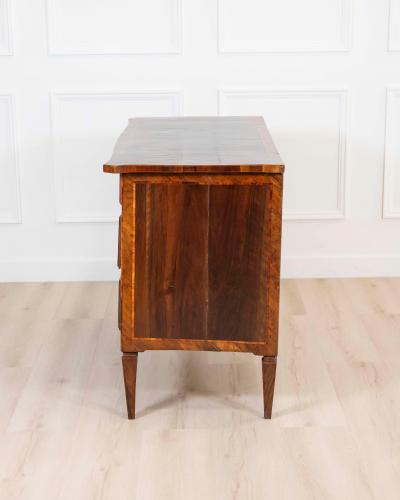 18th Century Emilian Louis XVI Walnut Chest of Drawers