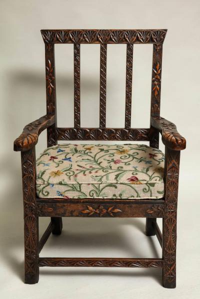 18th Century English Folk Art Chair
