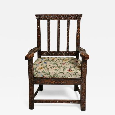 18th Century English Folk Art Chair