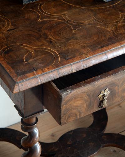 18th Century English Oyster Console Table