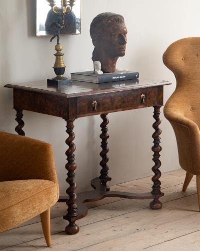 18th Century English Oyster Console Table