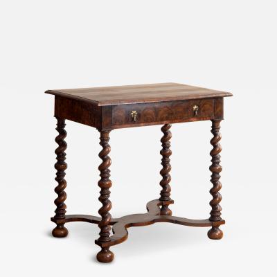 18th Century English Oyster Console Table