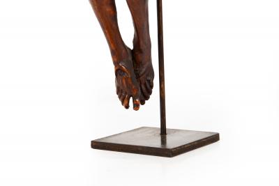 18th Century Finely Carved Boxwood Corpus Christi on Stand
