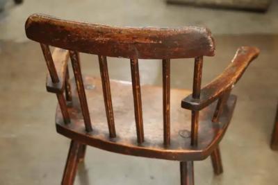 18th Century Folk Art Welsh Stick Chair