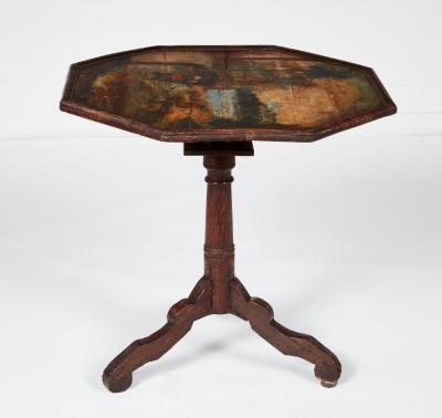 18th Century Folk Painted Table