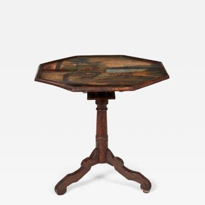 18th Century Folk Painted Table