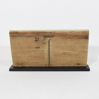 18th Century French Carved Oak Panel Depicting Two Angels And An Eagle