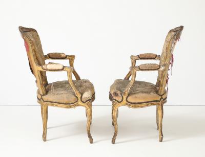 18th Century French Chateau Fauteuils