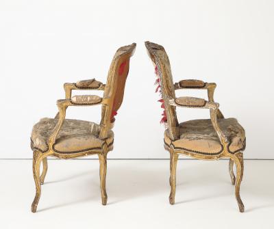 18th Century French Chateau Fauteuils