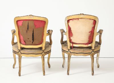 18th Century French Chateau Fauteuils
