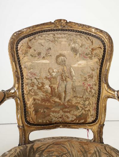 18th Century French Chateau Fauteuils