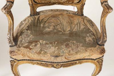 18th Century French Chateau Fauteuils