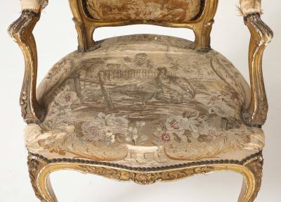 18th Century French Chateau Fauteuils