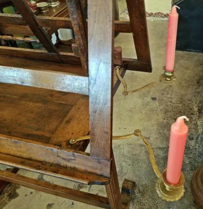 18th Century French Extra Large Walnut Duet Stand