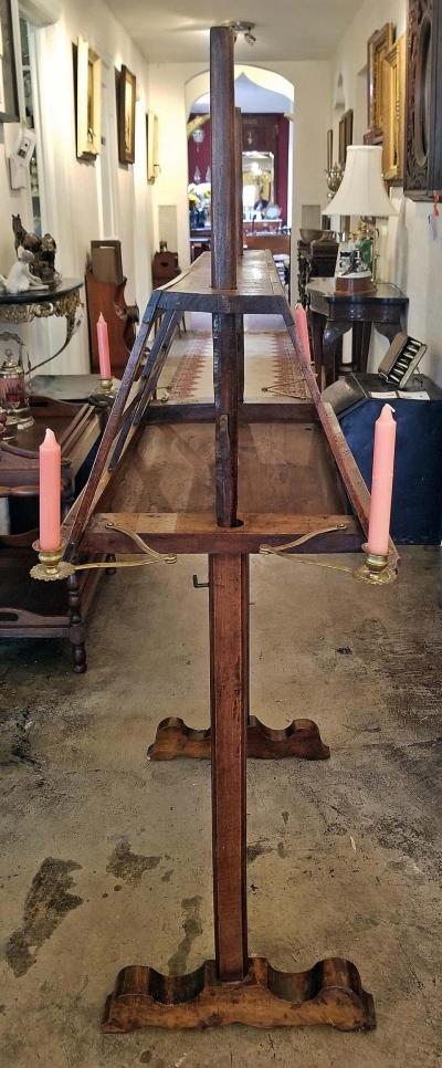 18th Century French Extra Large Walnut Duet Stand