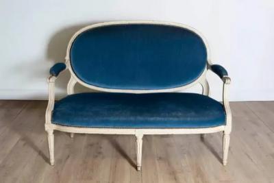 18th Century French Louis XVI Period Canape Circa 1790