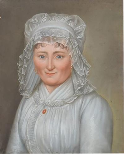18th Century French Pastel Portrait of a Young Woman