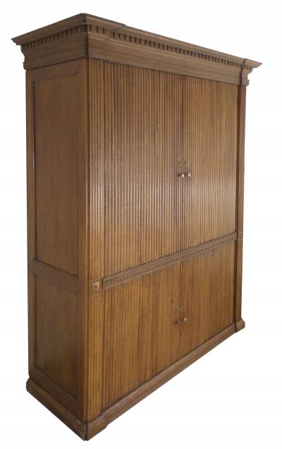 18th Century French Tambour Cabinet