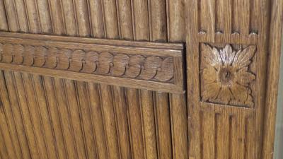 18th Century French Tambour Cabinet