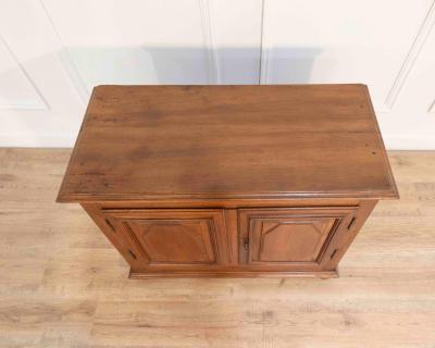 18th Century French Walnut Community Buffet Louis XIV Period