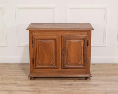 18th Century French Walnut Community Buffet Louis XIV Period