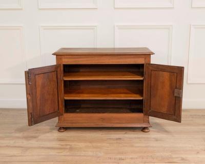 18th Century French Walnut Community Buffet Louis XIV Period