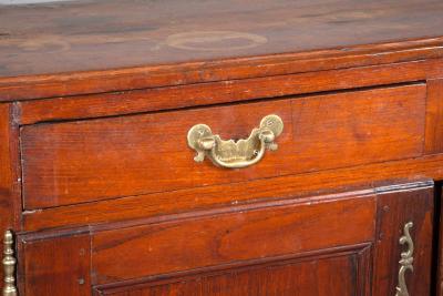 18th Century Fruitwood Continental Style Sideboard Cabinet