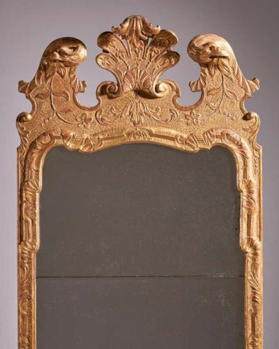 18th Century George I Gilt Gesso Pier Glass mirror Manner of John Belchier