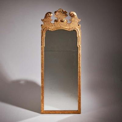 18th Century George I Gilt Gesso Pier Glass mirror Manner of John Belchier