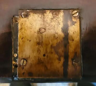 18th Century George II Miniature Campaign Bureau Chest on Later Chest Stand