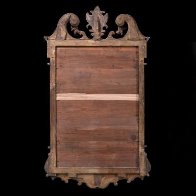 18th Century George II Period Carved Gesso and Giltwood Mirror
