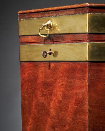18th Century George III Mahogany Wine Cooler or Cellarette