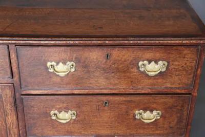 18th Century George III Oak Dresser Base