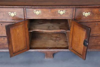 18th Century George III Oak Dresser Base