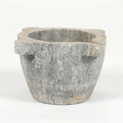18th Century Gray Stone Mortar