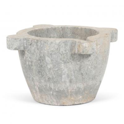 18th Century Gray Stone Mortar