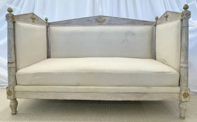 18th Century Gustavian Sofa Daybed Swedish Paint Decorated Sweden