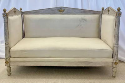 18th Century Gustavian Sofa Daybed Swedish Paint Decorated Sweden