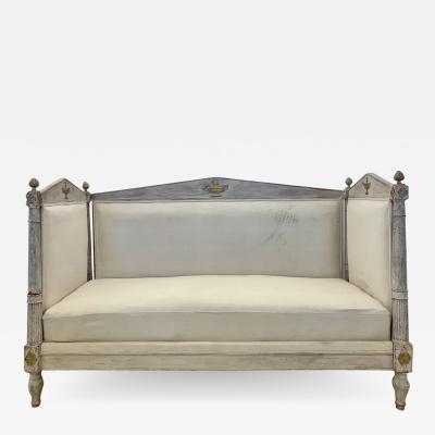 18th Century Gustavian Sofa Daybed Swedish Paint Decorated Sweden