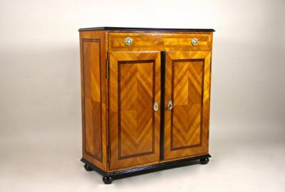 18th Century Halfcabinet Trumeau Commode Cherrywood Austria circa 1780