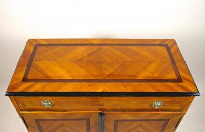 18th Century Halfcabinet Trumeau Commode Cherrywood Austria circa 1780