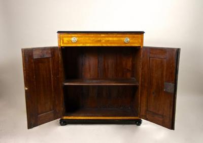 18th Century Halfcabinet Trumeau Commode Cherrywood Austria circa 1780