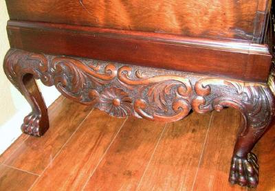 18th Century Irish George II Mahogany Silver Chest