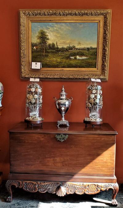 18th Century Irish George II Mahogany Silver Chest