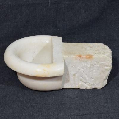 18th Century Italian Baroque Marble Holy Water Font or Stoup